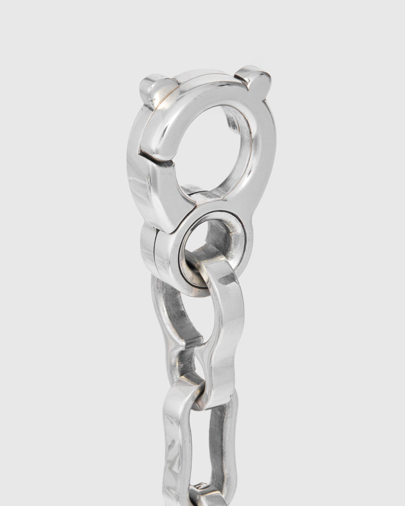 Bottle Chain Keychain Size B in Sterling Silver