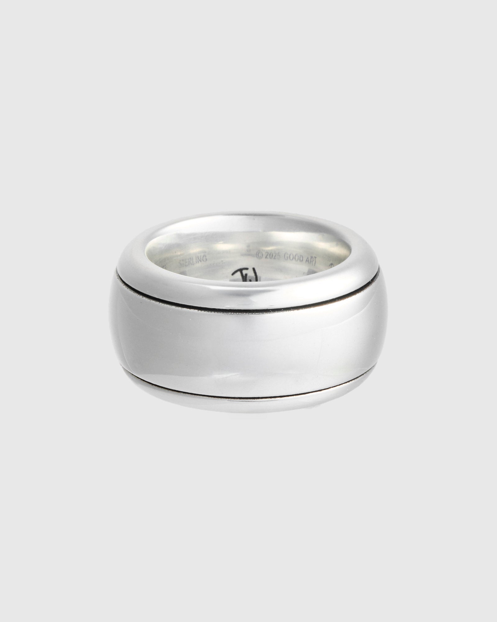 Model 33 Clicker Ring Smooth in Sterling Silver – Blue Owl Workshop