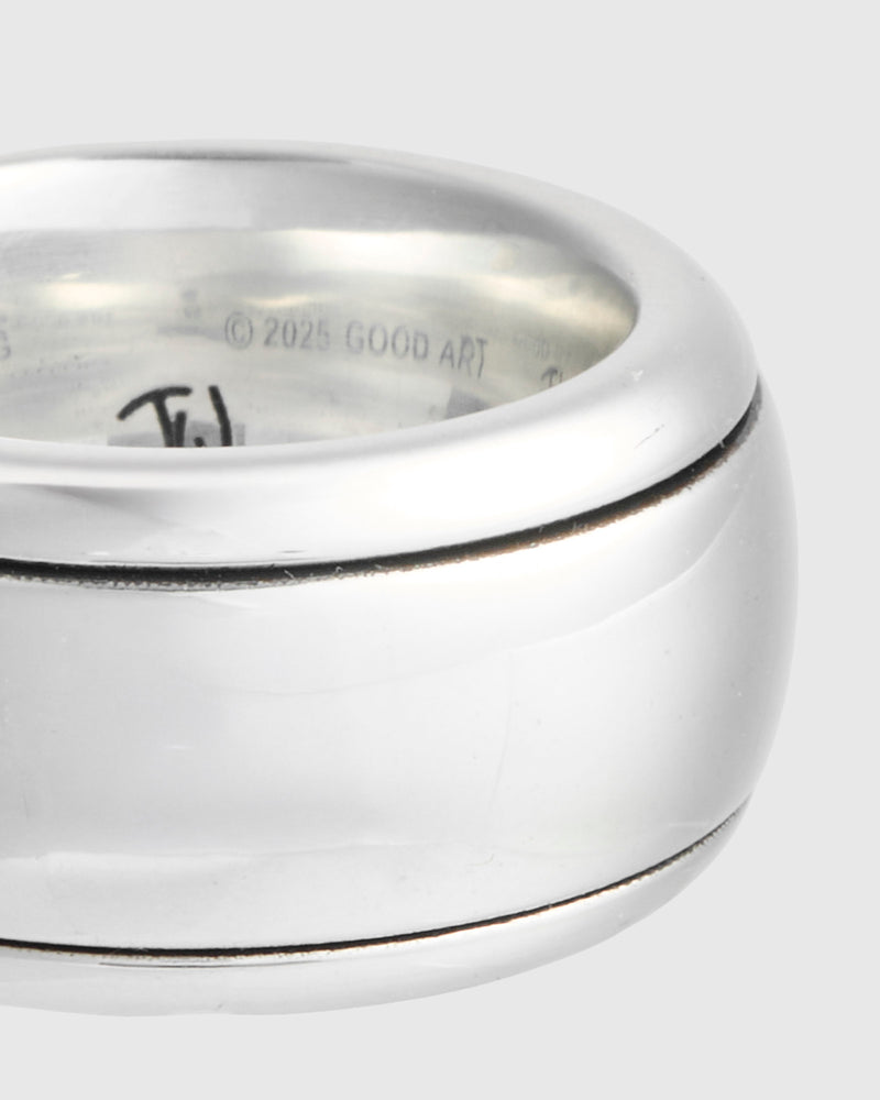 Model 33 Clicker Ring Smooth in Sterling Silver
