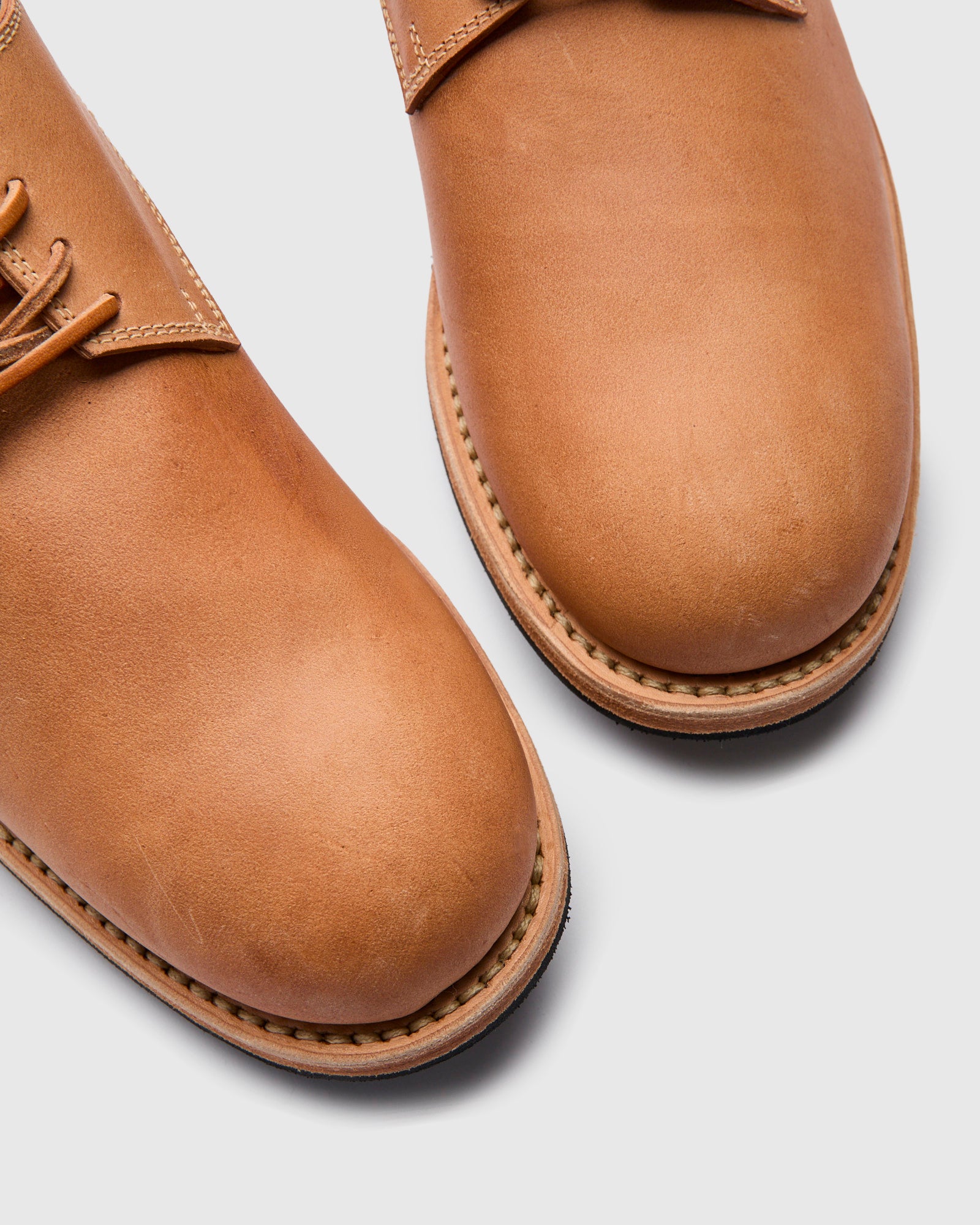 Morosino 1907 Derby in Natural Reverse Vachetta – Blue Owl Workshop