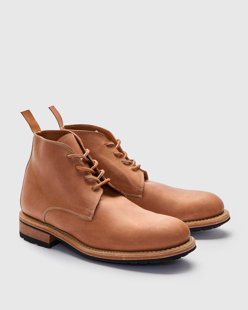 Ruggero 1906 Desert Boot in Natural Reverse Vachetta