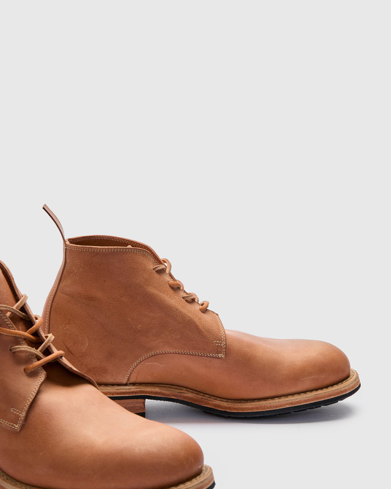 Ruggero 1906 Desert Boot in Natural Reverse Vachetta