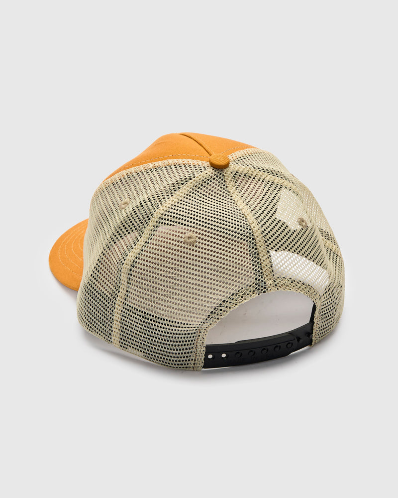 Bird Dog Trucker Cap in Gold