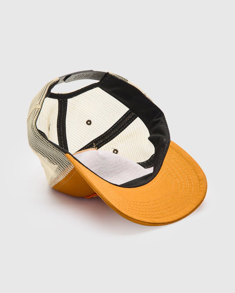 Bird Dog Trucker Cap in Gold
