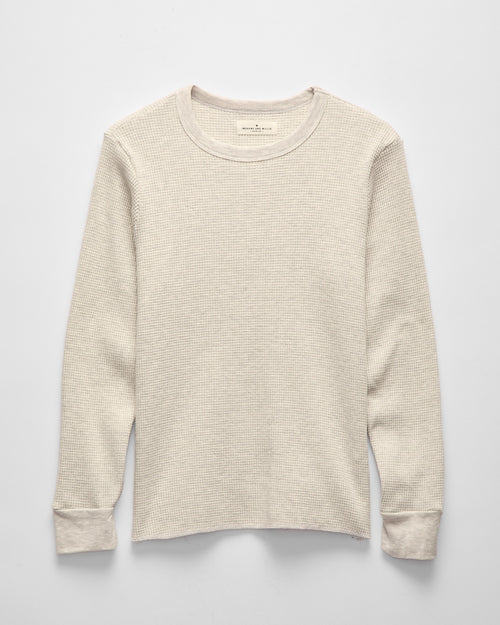 Long Sleeve Thermal Crew in Ash