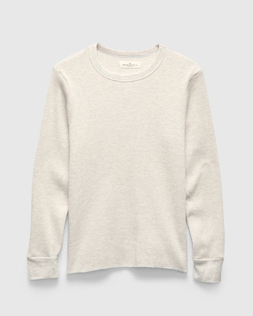 Long Sleeve Thermal Crew in Ash