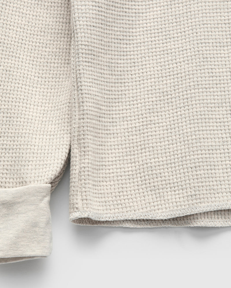 Long Sleeve Thermal Crew in Ash