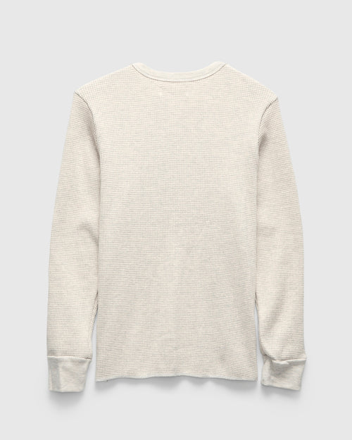 Long Sleeve Thermal Crew in Ash