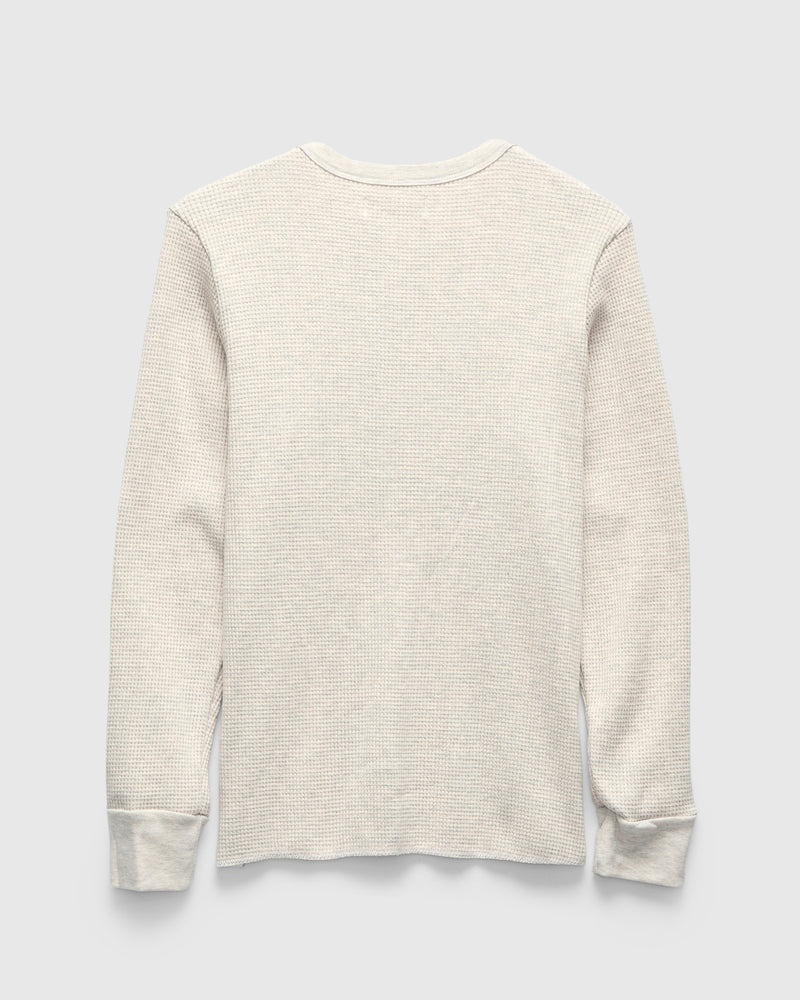 Long Sleeve Thermal Crew in Ash