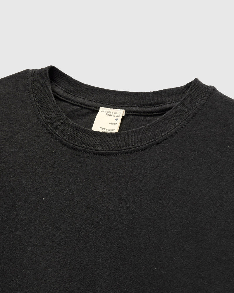 The Cotton Project Tee in Faded Black