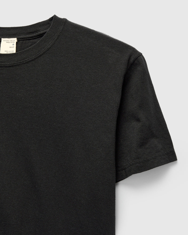 The Cotton Project Tee in Faded Black
