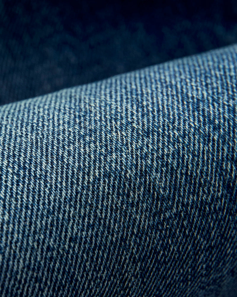 "Hank Freemont" 14oz Washed Selvedge Denim - Relaxed Straight Fit