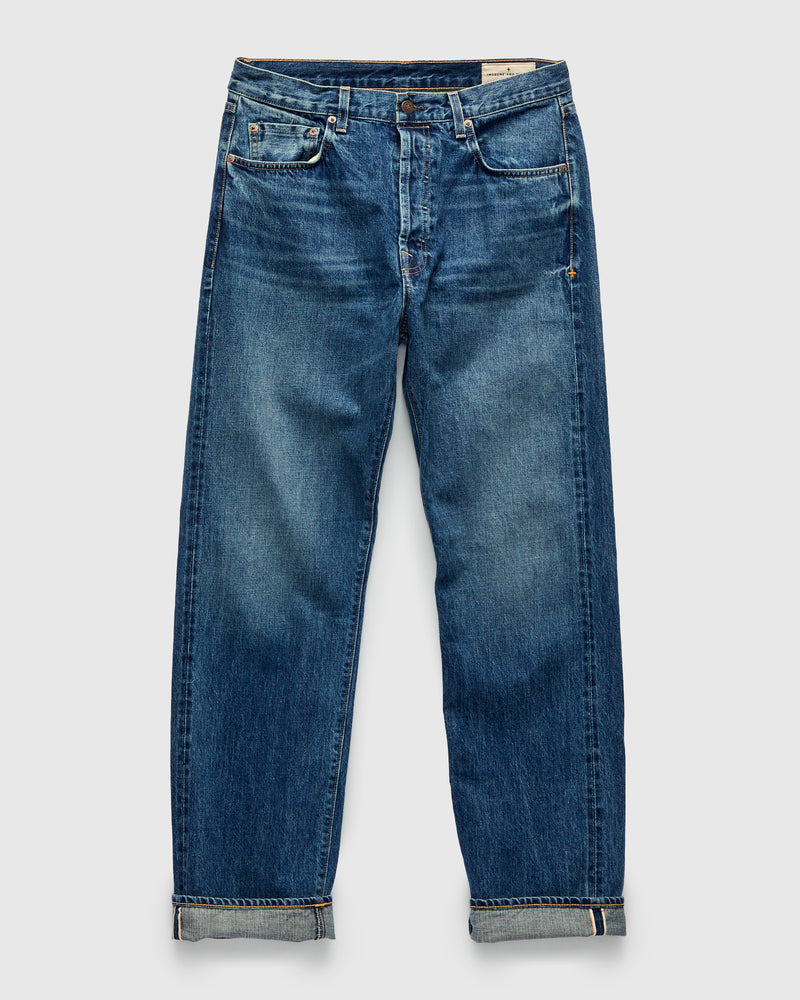 "Hank Freemont" 14oz Washed Selvedge Denim - Relaxed Straight Fit