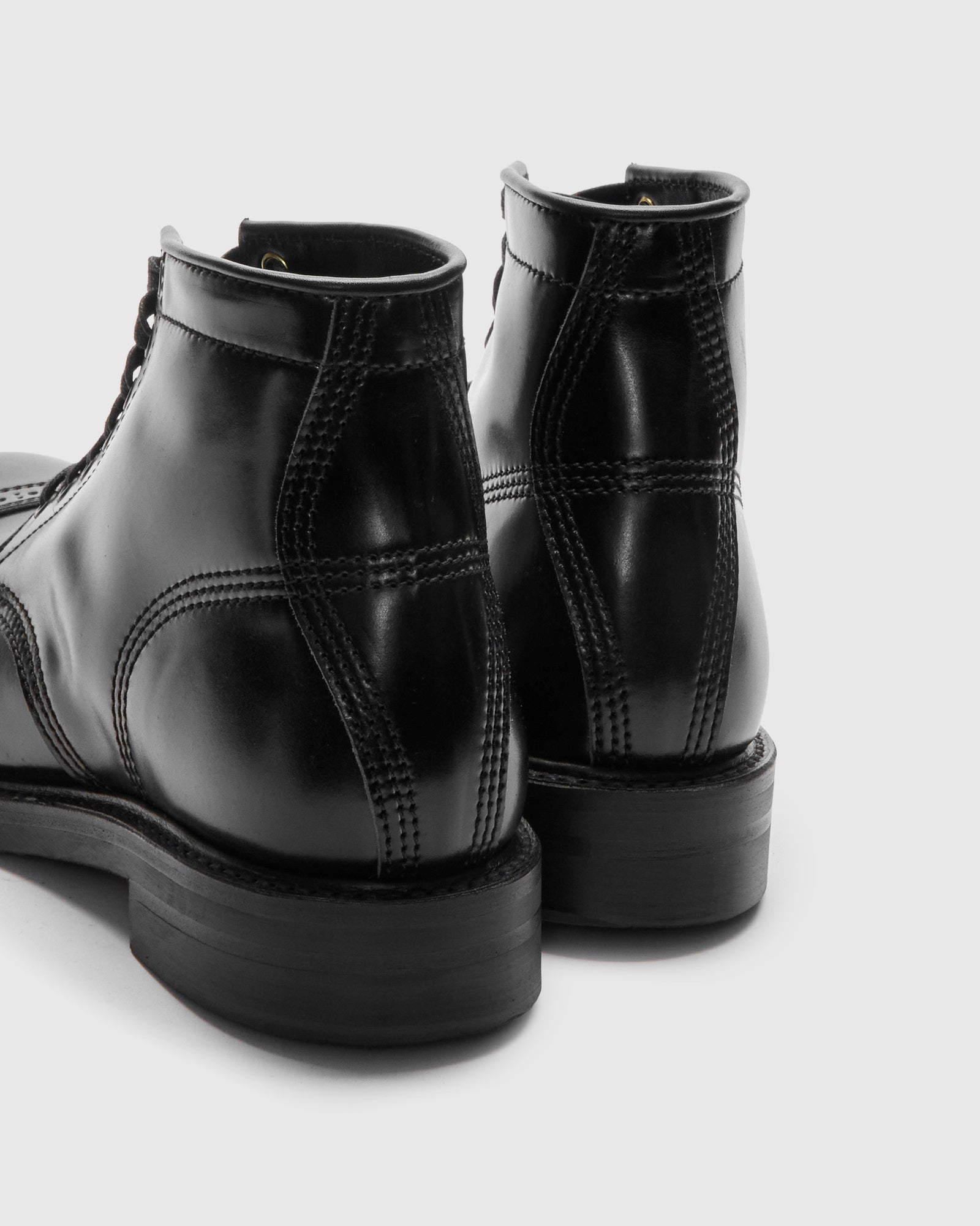 Black Ops Combat Boot in Shinki Hikaku Shell Cordovan – Blue Owl