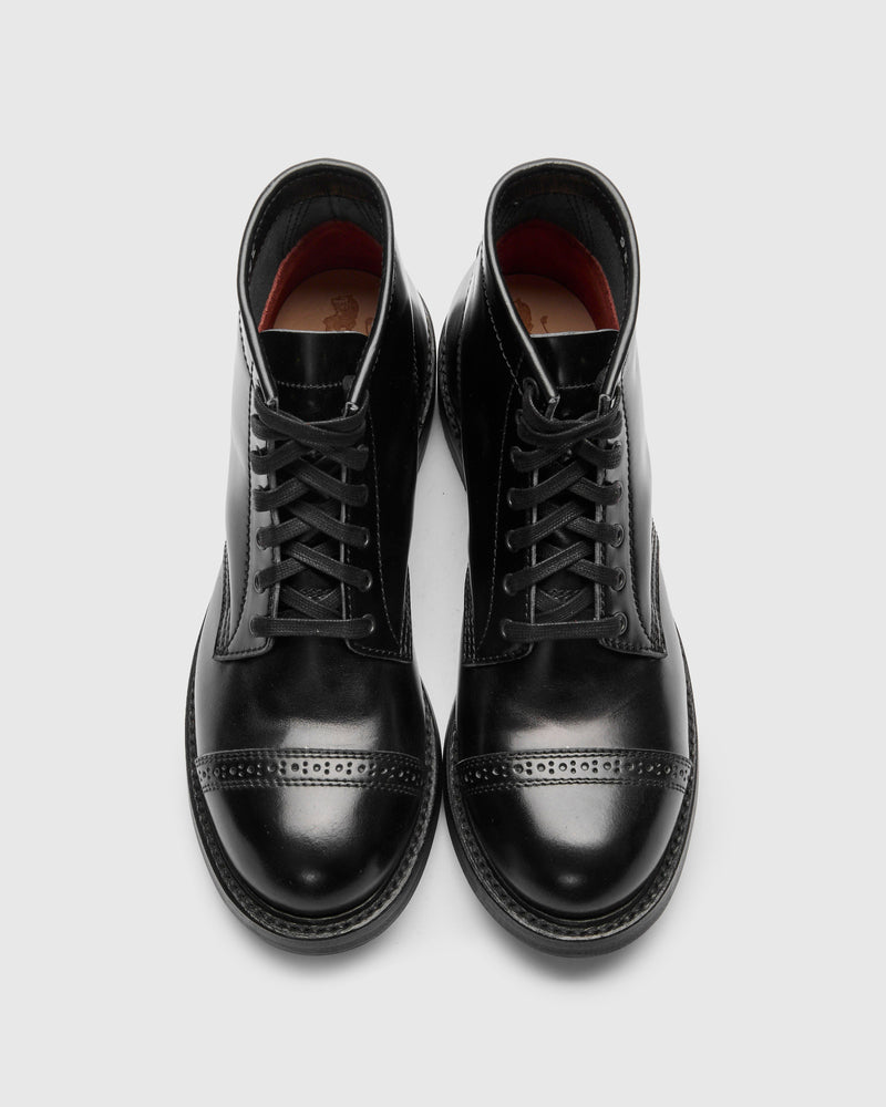 Black Ops Combat Boot in Shinki Hikaku Shell Cordovan