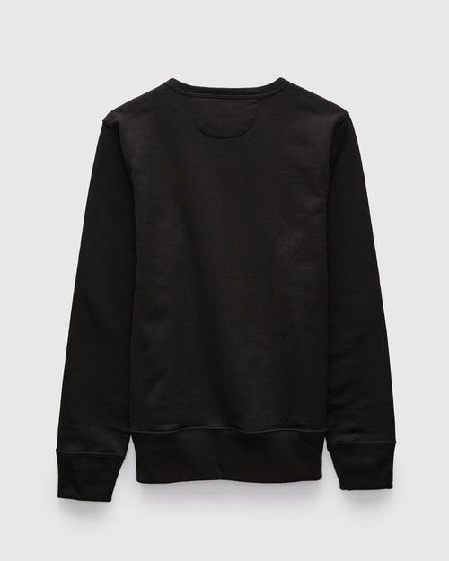 3S48 "Good Originals" Heavyweight Loopwheel Sweatshirt in Deep Black