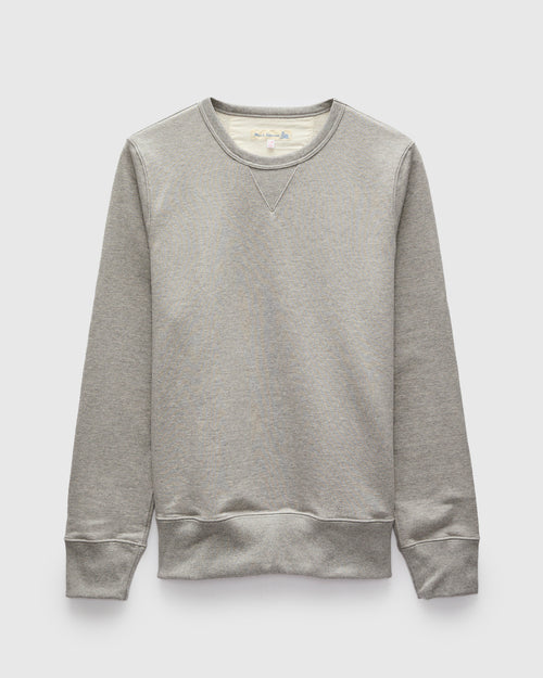 3S48 "Good Originals" Heavyweight Loopwheel Sweatshirt in Melange Grey