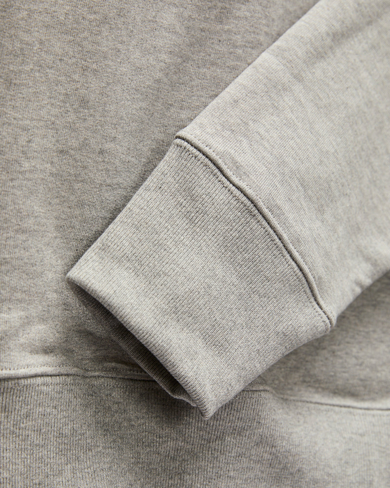 3S48 "Good Originals" Heavyweight Loopwheel Sweatshirt in Melange Grey