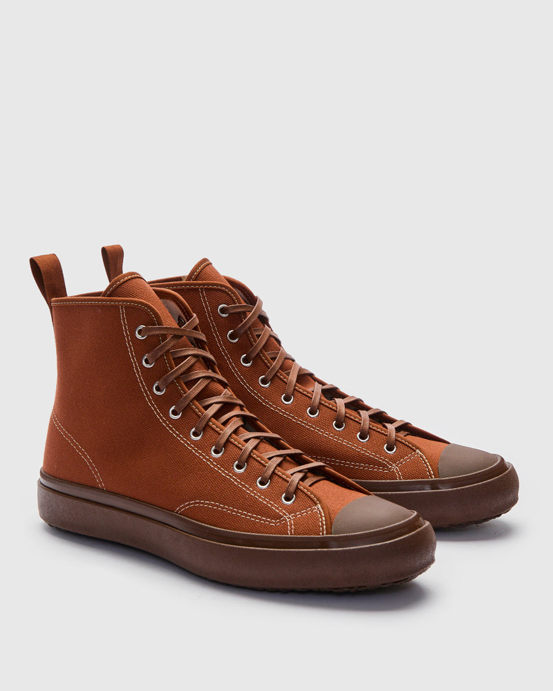 Hibase Shoes Hi Basket Sneaker in Brown – Blue Owl Workshop