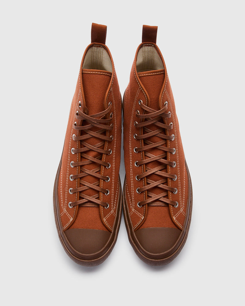 Hi Basket Sneaker in Brown