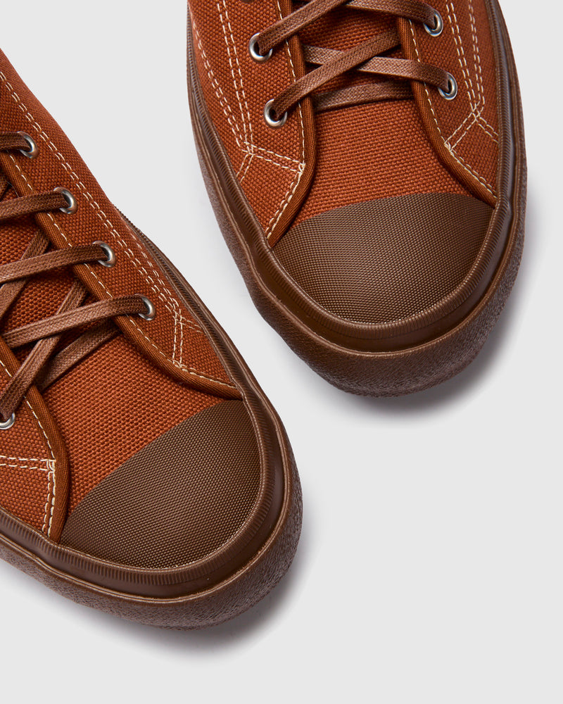 Hi Basket Sneaker in Brown