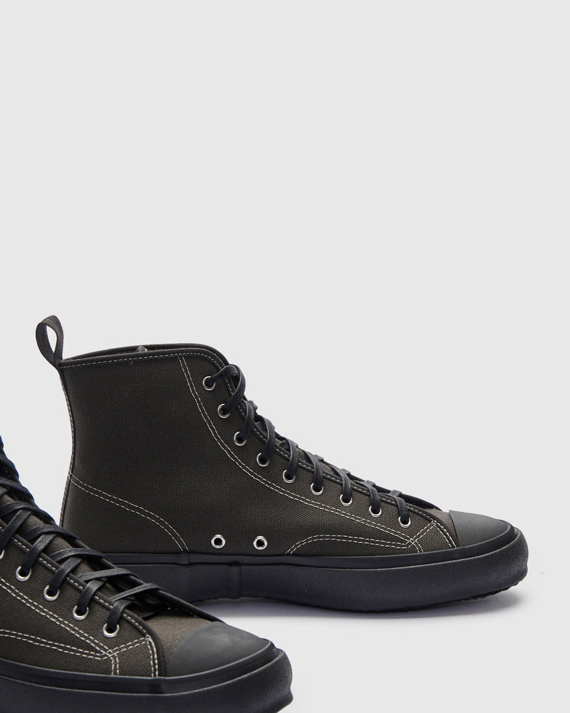 Hi Basket Sneaker in Charcoal