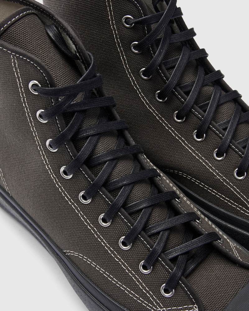 Hi Basket Sneaker in Charcoal