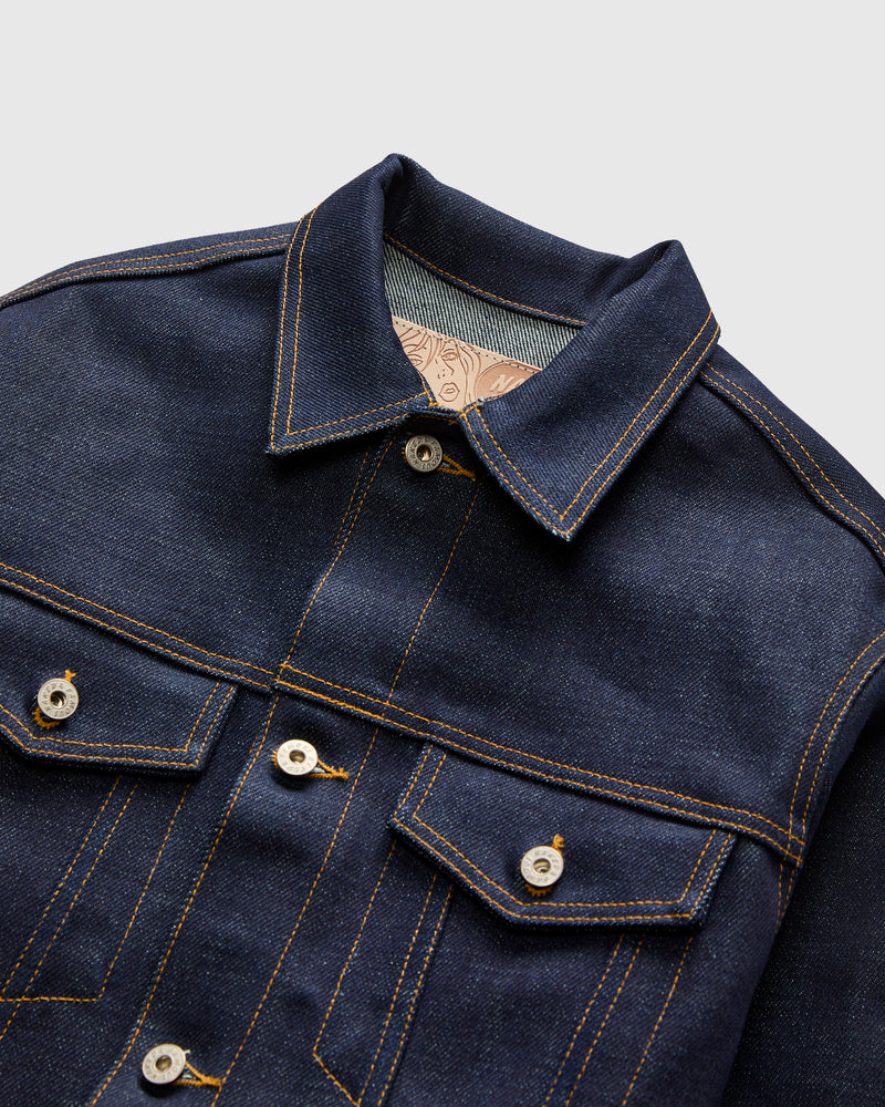 "Elephant 14 Dirty Elephant" 20oz Selvedge Denim Jacket