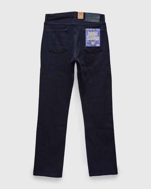 "Indigo Sugiaya" 12oz Herringbone Dobby Twill - True Guy Fit