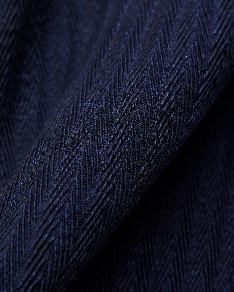 "Indigo Sugiaya" Kimono Shirt in Indigo