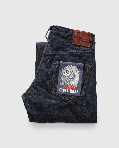 200 "Kase" 16oz Natural Indigo Selvedge Denim - Wide Straight Fit