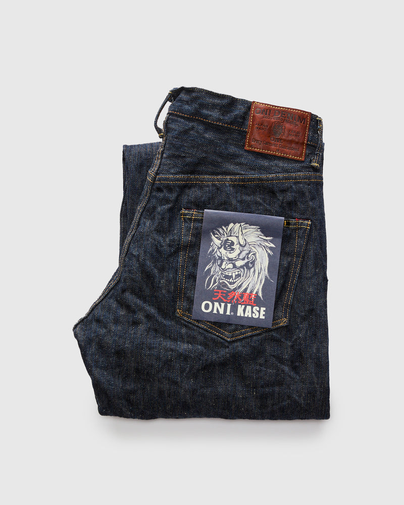 200 "Kase" 16oz Natural Indigo Selvedge Denim - Wide Straight Fit