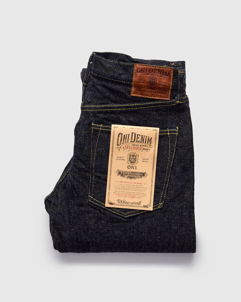 246-DIZR "Dark Indigo Secret Denim" 20oz Selvedge Denim - Clean Straight Fit