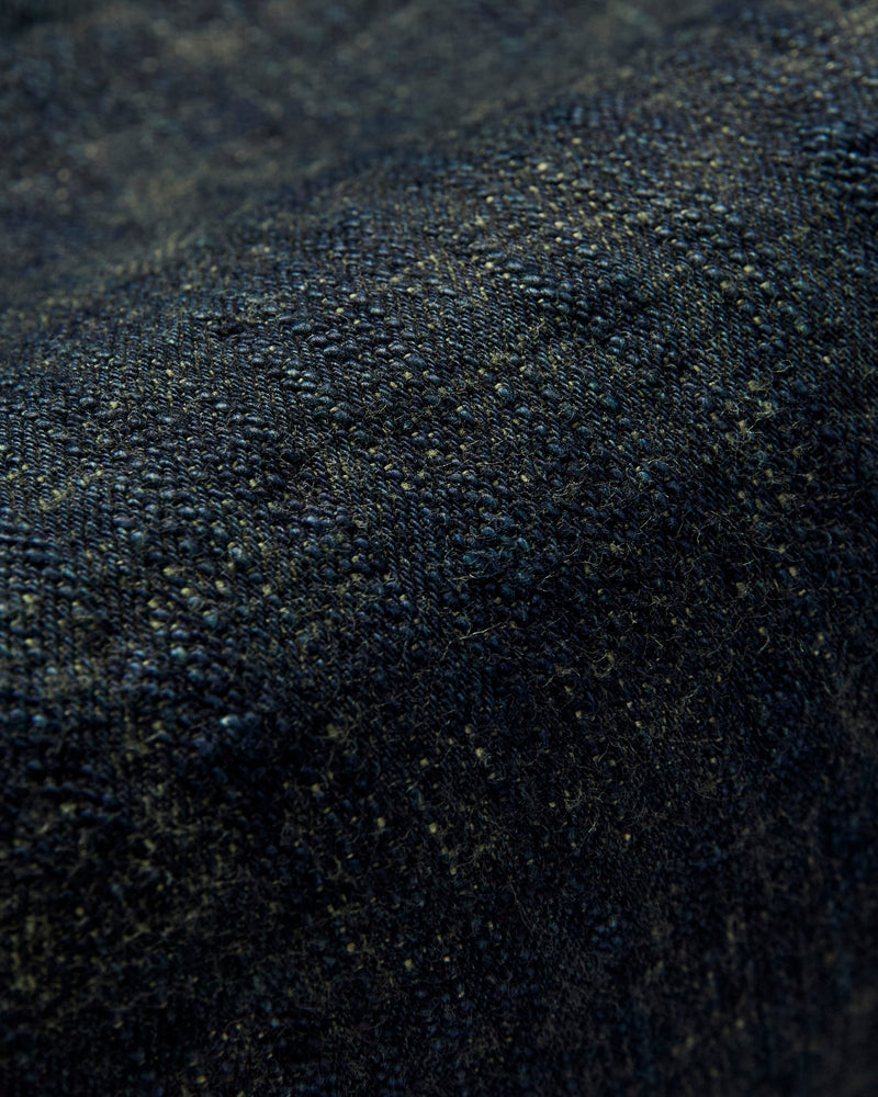 277-Bumpy "Kusaki Green Overdye" 17oz Selvedge Denim - Just-Right Straight Fit