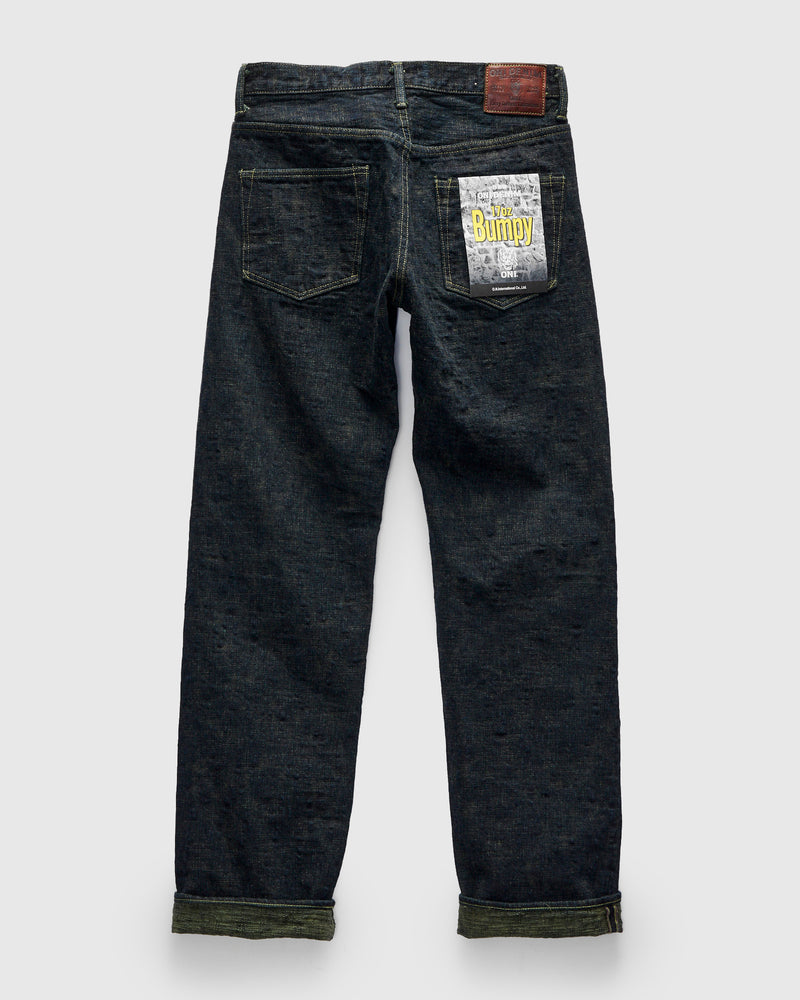 277-Bumpy "Kusaki Green Overdye" 17oz Selvedge Denim - Just-Right Straight Fit
