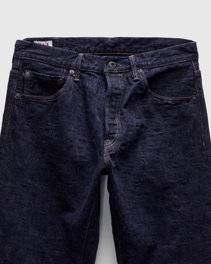 277-Bumpy "Murasaki Purple Overdye" 17oz Selvedge Denim - Just-Right Straight Fit