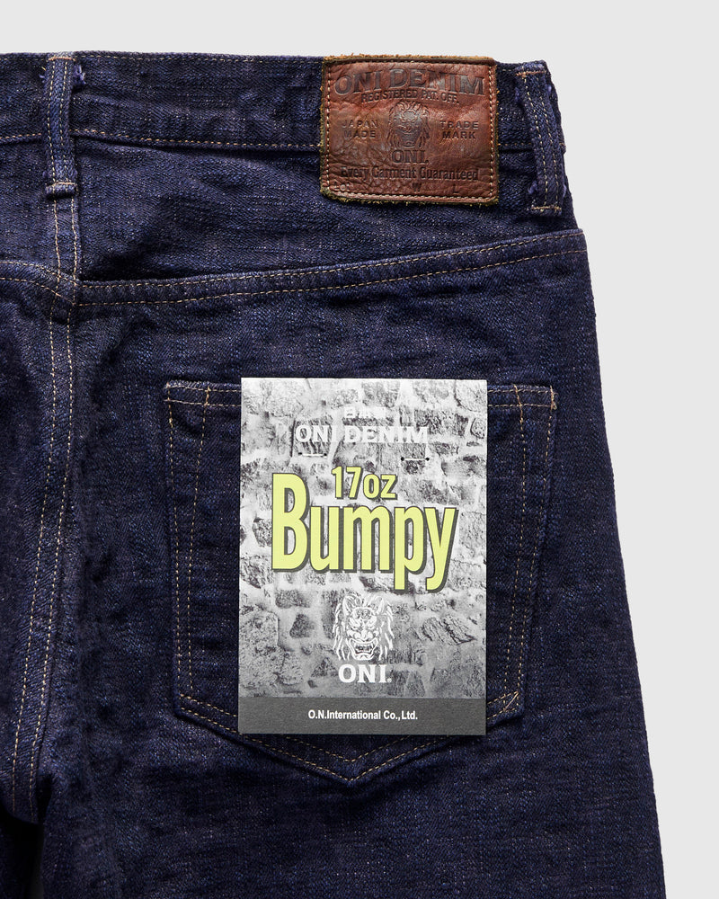277-Bumpy "Murasaki Purple Overdye" 17oz Selvedge Denim - Just-Right Straight Fit