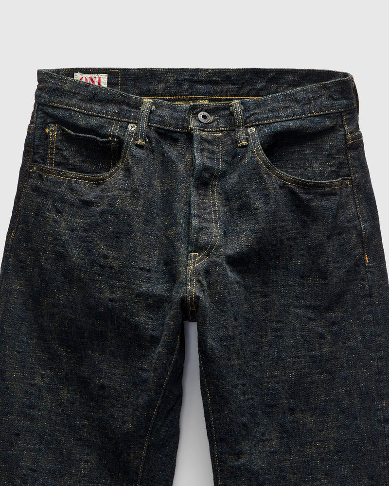 277-Bumpy "Oudo Ochre Overdye" 17oz Selvedge Denim - Just-Right Straight Fit