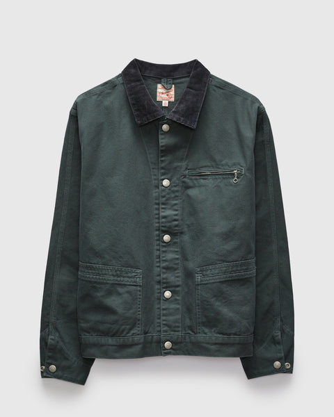 Painter Work Jacket in Green – Blue Owl Workshop