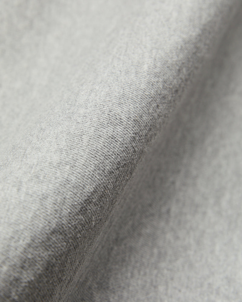 Reverse Weave Heavyweight Crewneck in Heather Grey