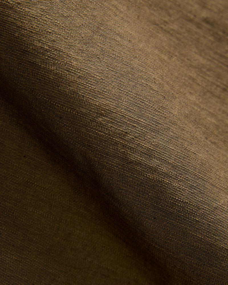 Sulfur Dye Work Trousers in Khaki Black