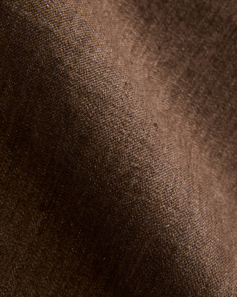 BR-14oz-019 "Sulfur Brown" 14oz Slub Selvedge Denim - Relaxed Tapered Fit