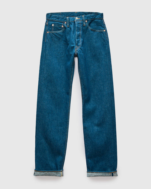 GRE-003 14oz Rinsed Selvedge Denim - Regular Straight Fit