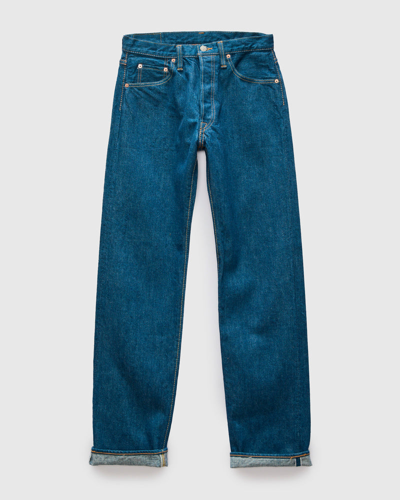 GRE-003 14oz Rinsed Selvedge Denim - Regular Straight Fit