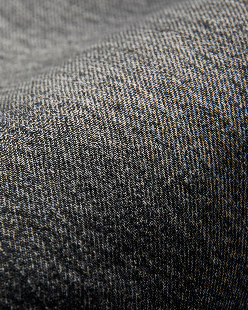 "Natural Used Black" 14oz Washed Selvedge Denim - Regular Straight Fit