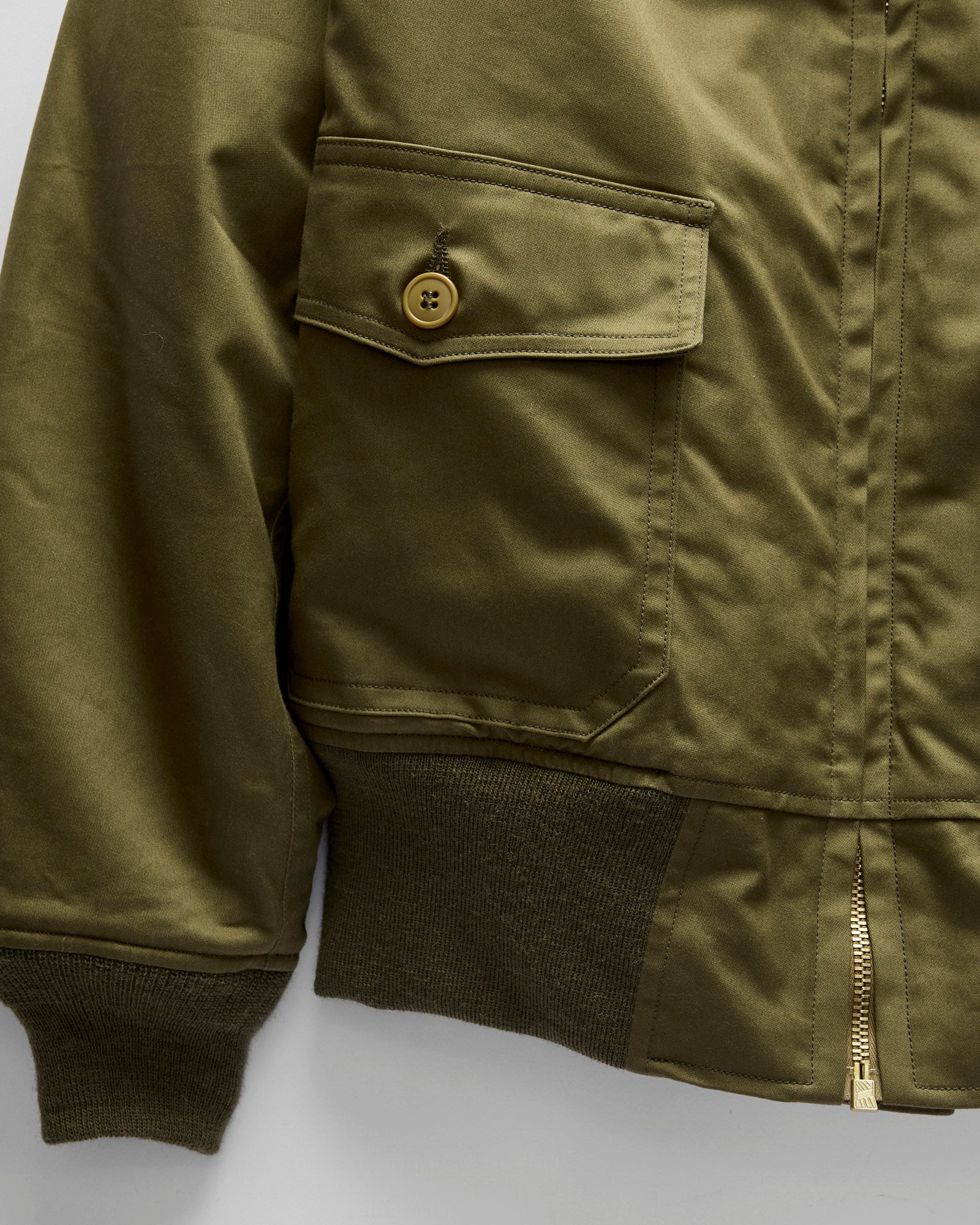 Type B-10 Flight Jacket in Olive – Blue Owl Workshop
