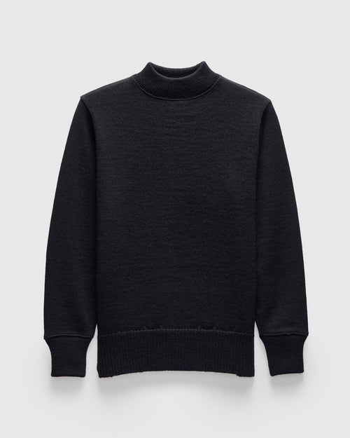 U.S.N. Blue Wool Jersey in Navy