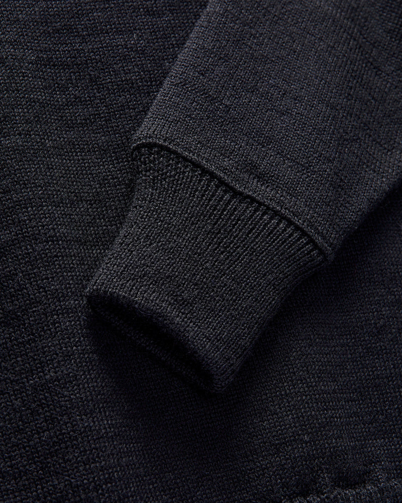 U.S.N. Blue Wool Jersey in Navy