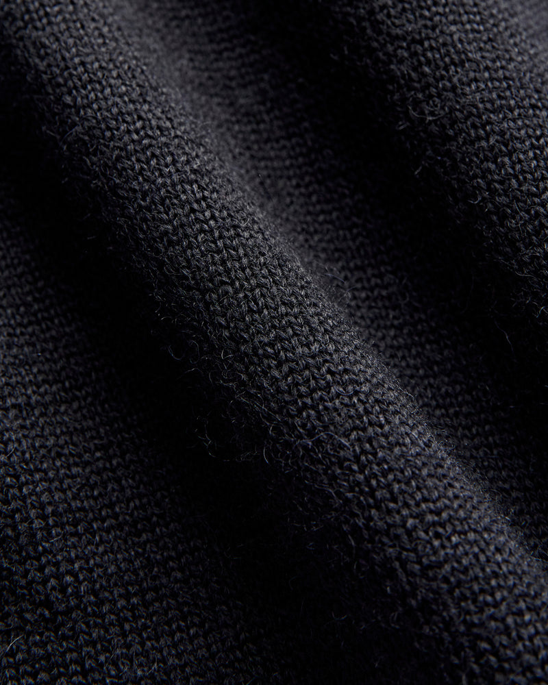 U.S.N. Blue Wool Jersey in Navy