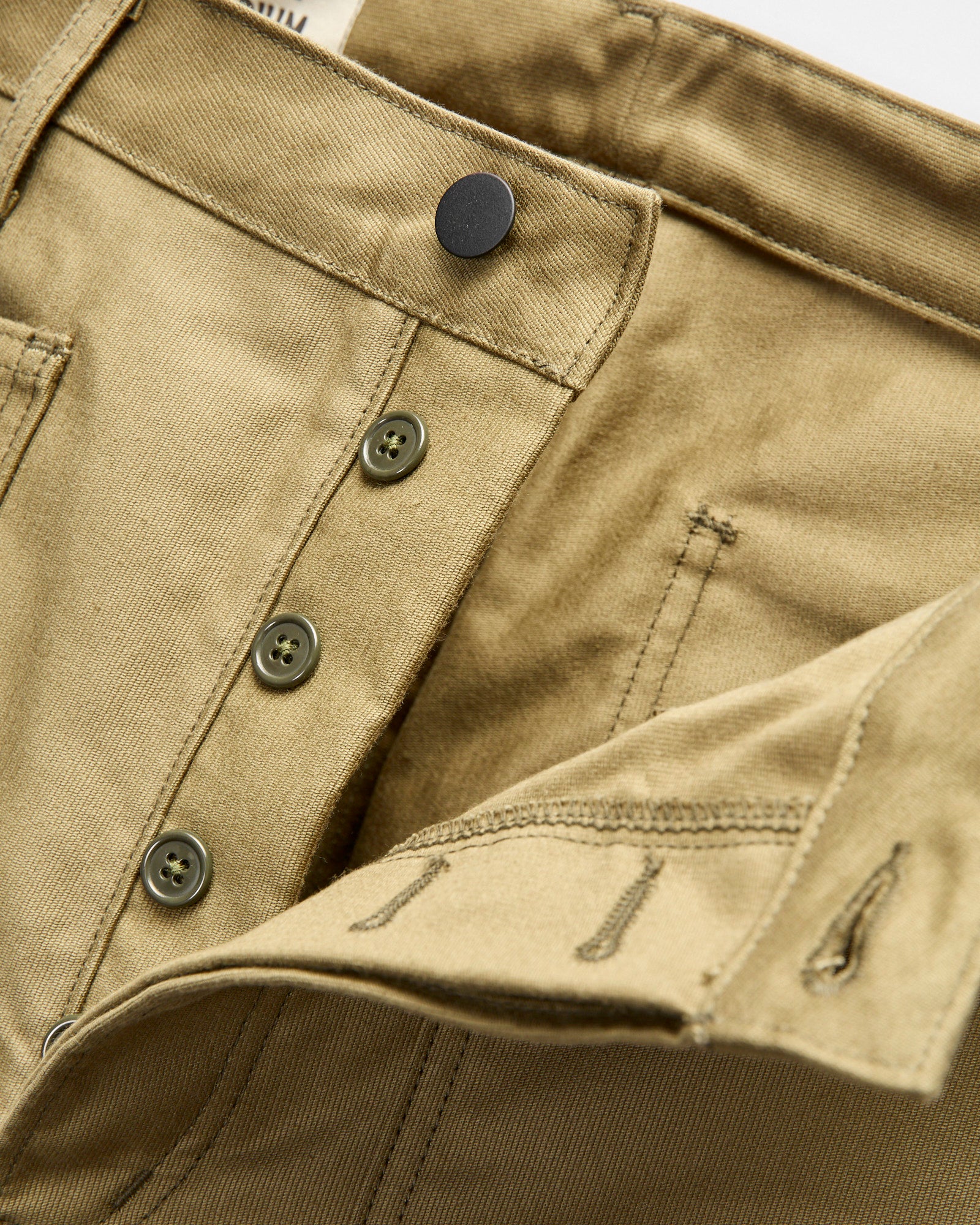 U.S.N. N-1 Trousers Modify in Khaki – Blue Owl Workshop
